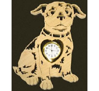 Terrier Mini-Clock Project Pattern