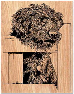 The Gatekeeper Scrolled Art Project Pattern