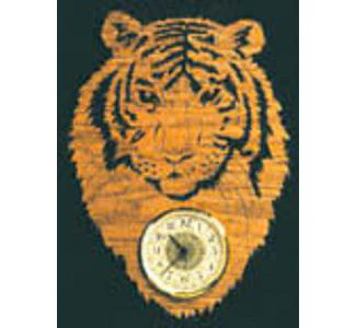 Tiger Wall Clock Scroll  Saw Pattern