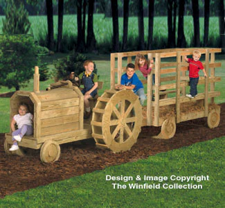 Tractor & Haywagon Play Structure Plans [PG6 & 7]