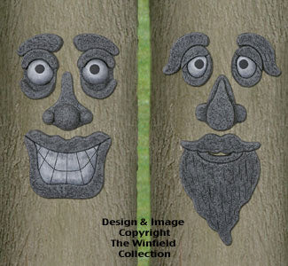 Tree Faces Woodcraft Project Pattern