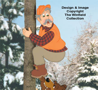 Treed Hunter Woodcraft Pattern