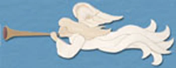 Trumpeting Angel Intarsia Project Pattern