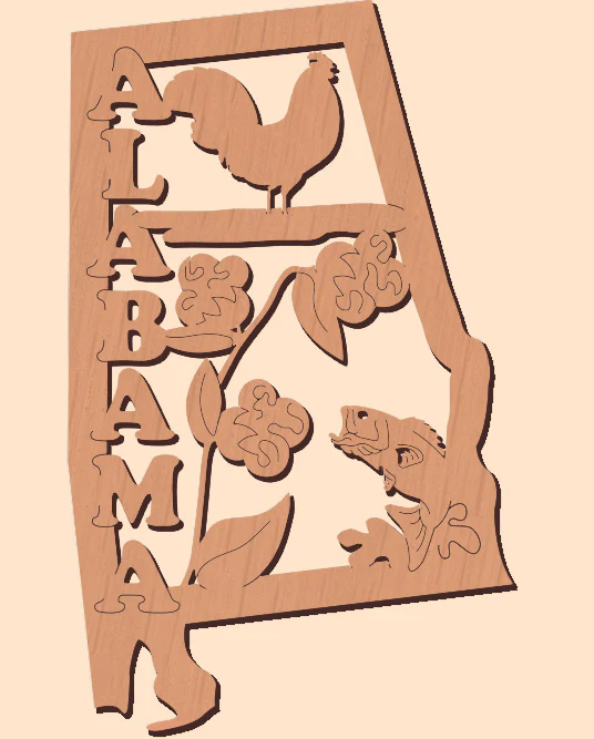 United States Plaques - Alabama