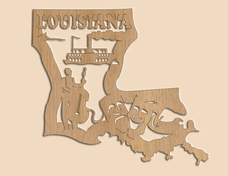 United States Plaques - Louisiana