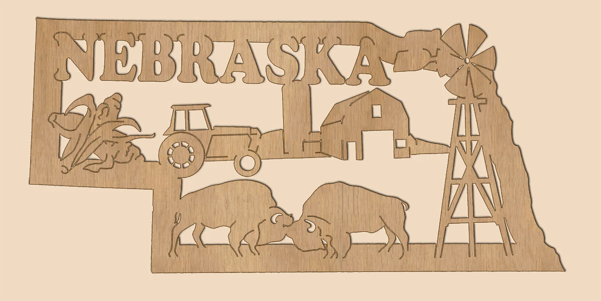 United States Plaques - Nebraska