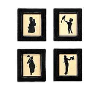 Victorian Prints - Set of 4  Project Patterns