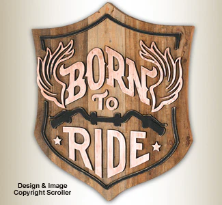 Vintage Motorcycle Sign Pattern