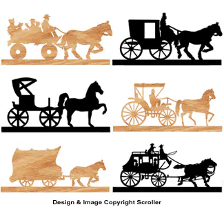 WAGONS - Mailbox Topper Pattern