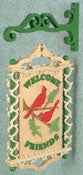 WELCOME FRIENDS Scroll Saw Pattern  (F)