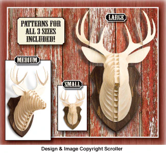 Whitetail Buck Mount Pattern Set