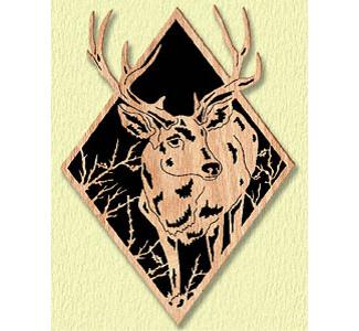 Whitetail Deer Diamond Project Pattern