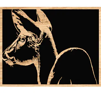 Whitetail Doe Scroll Saw Pattern
