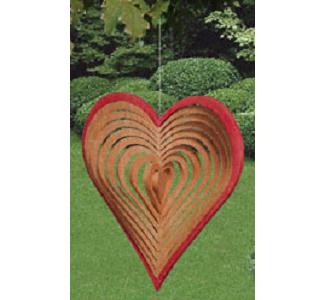 Wind Whirlers - Heart Pattern