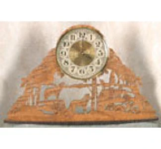 Wolf Mantle Clock Project Pattern