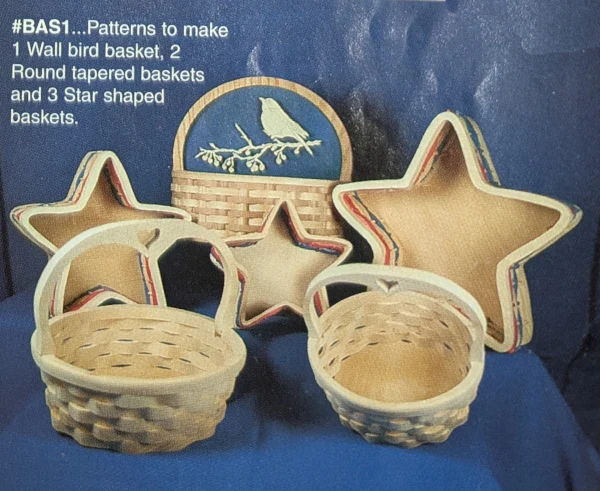 Wooden Basket Designs #1 Scroll Saw Patterns (F)