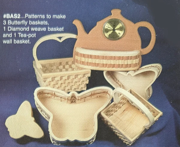 Wooden Basket Designs #2 Scroll Saw Patterns (F)
