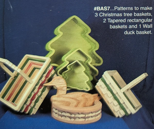 Wooden Baskets Designs #7 Scroll Saw Patterns (F)
