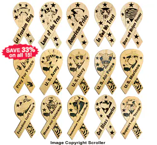 Wooden Ribbon Designs Complete Pattern Set