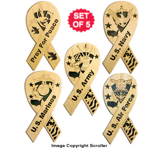 Wooden Ribbon Designs Pattern Set #2