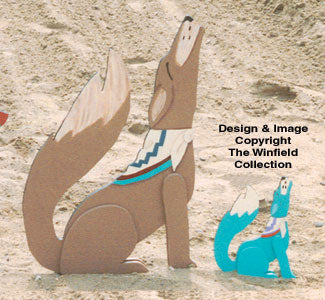 Yard Coyote Woodworking Pattern(F)