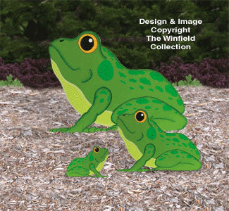 Yard Frogs Woodcraft Pattern