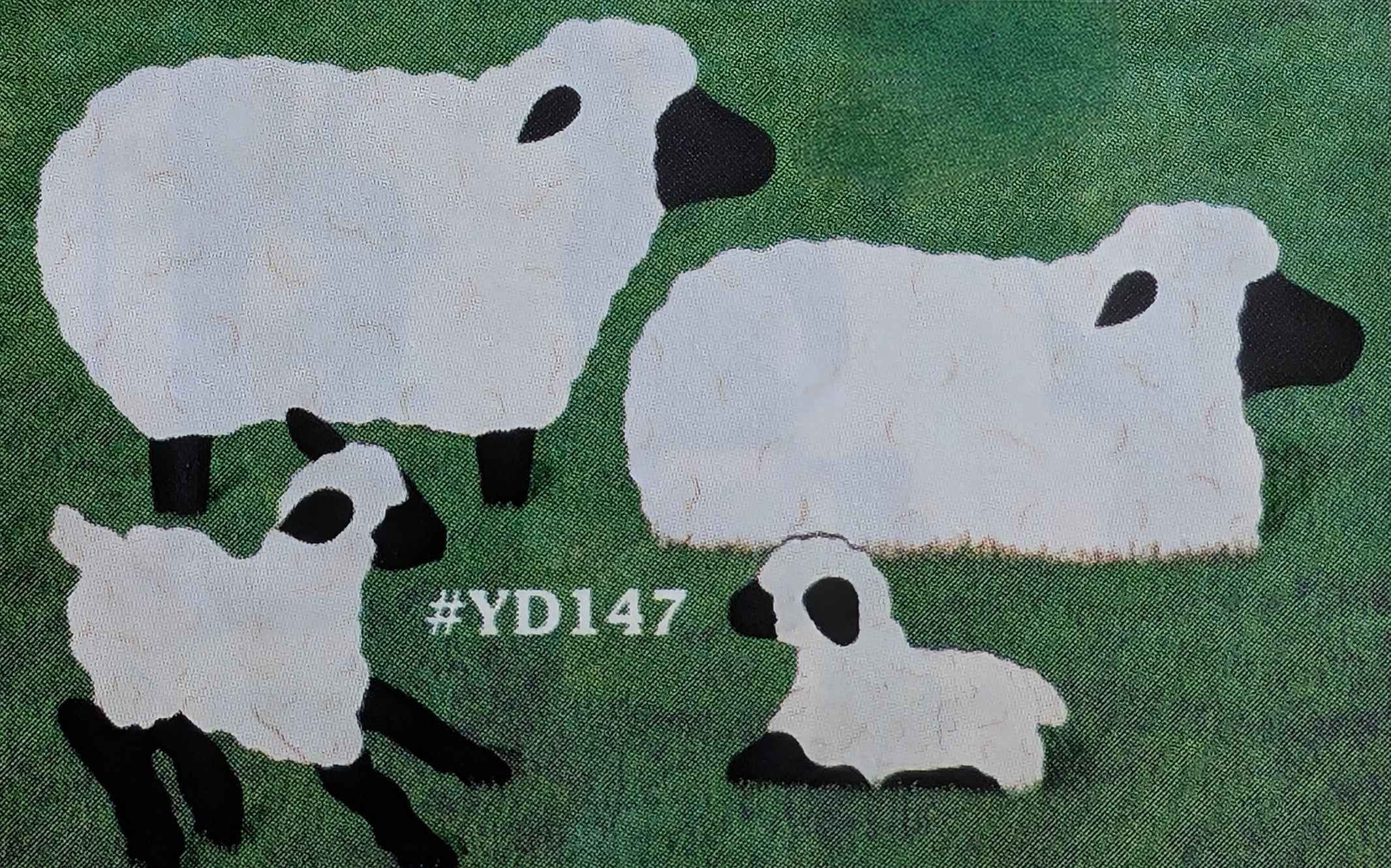 Yard Sheep & Lambs Woodcraft Pattern  (F)